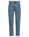 CALVIN KLEIN CALVIN KLEIN MAN JEANS BLUE SIZE 31W-30L COTTON, POLYESTER, ELASTANE