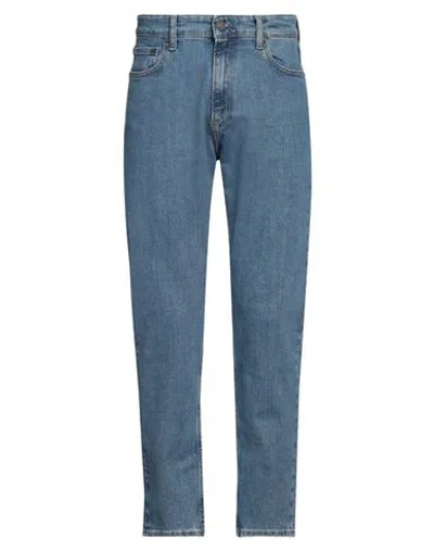 Calvin Klein Man Jeans Blue Size 31w-30l Cotton, Polyester, Elastane
