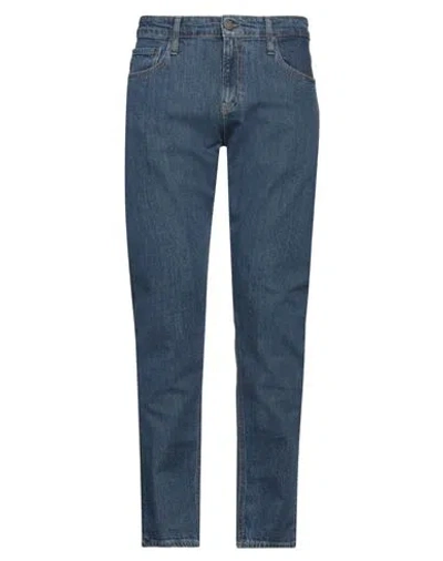 Calvin Klein Man Jeans Blue Size 34w-32l Cotton, Elastane, Recycled Cotton