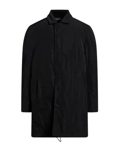 Calvin Klein Collared Jacket In Black