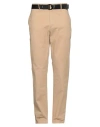 Calvin Klein Man Pants Beige Size 33w-32l Cotton, Elastane