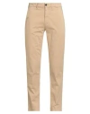 Calvin Klein Man Pants Beige Size 33w-32l Cotton, Elastane In Neutral