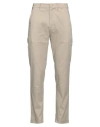 Calvin Klein Man Pants Beige Size 34w-32l Cotton, Elastane