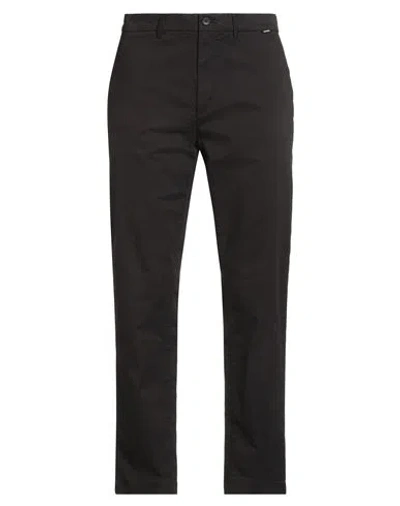 Calvin Klein Man Pants Black Size 36w-32l Cotton, Elastane In Blue
