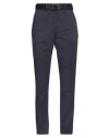 Calvin Klein Man Pants Midnight Blue Size 33w-32l Cotton, Elastane In Blue