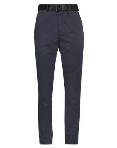 Calvin Klein Man Pants Midnight Blue Size 33w-32l Cotton, Elastane