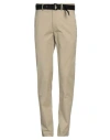 Calvin Klein Man Pants Sand Size 28w-32l Cotton, Elastane In Sage Green