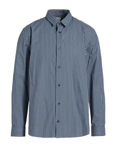 Calvin Klein Man Shirt Grey Size L Cotton, Elastane In Gray