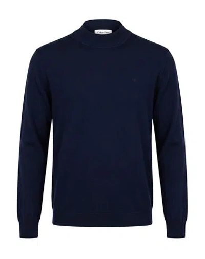 Calvin Klein Man Sweater Midnight Blue Size Xl Wool