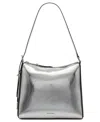 Calvin Klein Mandy Metallic Shoulder In Metallic Silver