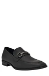 Calvin Klein Manik Buckle Saffiano Loafer In Black