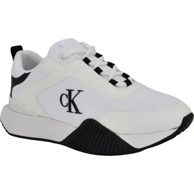 Calvin Klein Marlon Chunky Sneaker In White