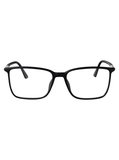 Calvin Klein Matte Black Acetate Glasses