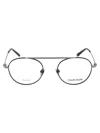 Calvin Klein Matte Black Metal Optical Glasses