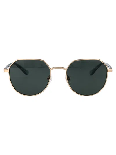 Calvin Klein Matte Gold Metal Sunglasses