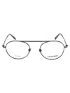 Calvin Klein Matte Black Metal Optical Glasses