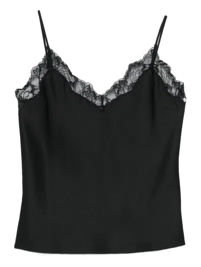 Calvin Klein Matte Satin Cami Clothing In Black