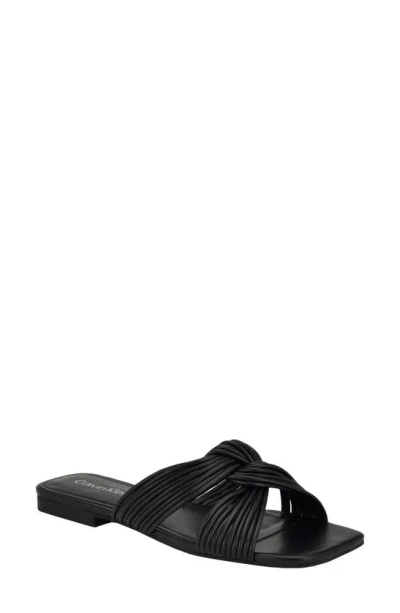 Calvin Klein Mavin Slide Sandal In Black