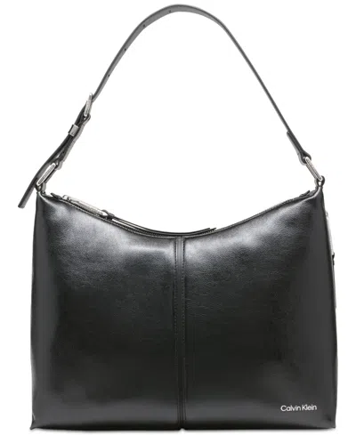 Calvin Klein Max Hobo Shoulder In Black