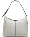 Calvin Klein Max Adjustable Crossbody In Dove Grey