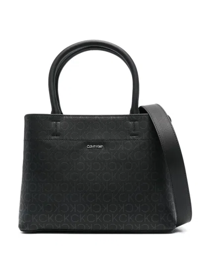 Calvin Klein Medium Business Tote Bag In Black