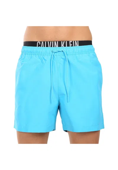 Calvin Klein Medium Double Wb Swimsuit In Blue