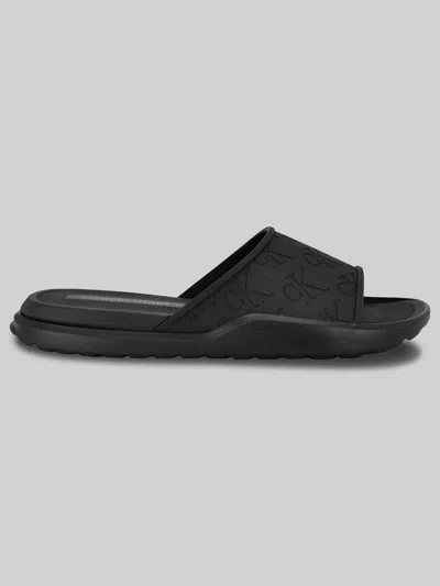 Calvin Klein Meiiny Casual Slides In Black