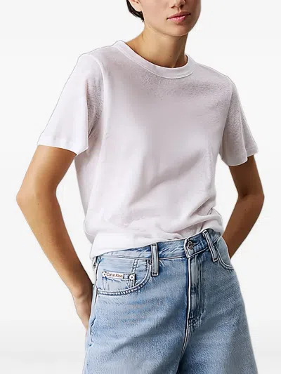 Calvin Klein Mélange-effect T-shirt