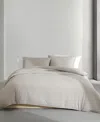 Calvin Klein Melange Flannel 3-pc. Comforter Set, Queen In Natural