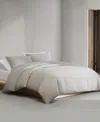 Calvin Klein Melange Flannel 3-pc. Duvet Cover Set, King In Natural