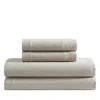 Calvin Klein Melange Flannel 4 Piece Sheet Set, Queen