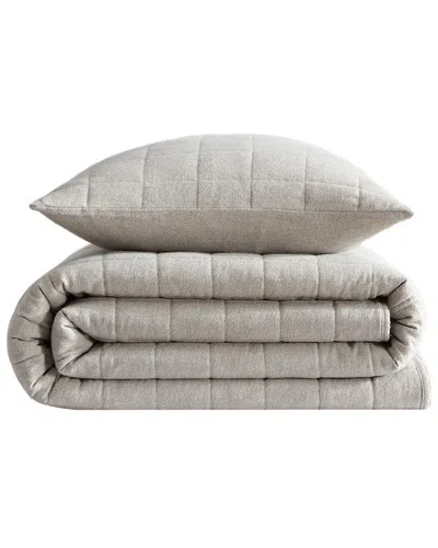 Calvin Klein Melange Flannel Cotton Sham