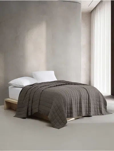 Calvin Klein Melange Flannel Quilt