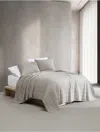 Calvin Klein Melange Flannel Cotton Quilt
