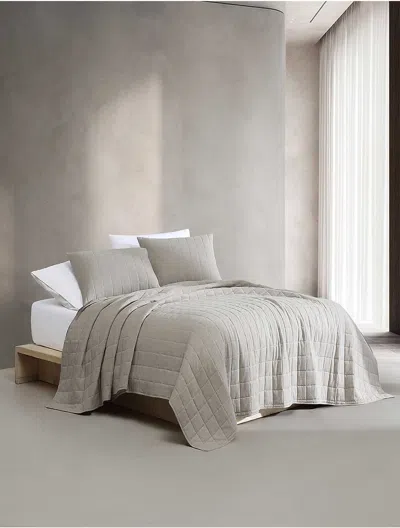 Calvin Klein Melange Flannel Quilt