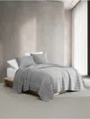 Calvin Klein Melange Flannel Cotton Quilt