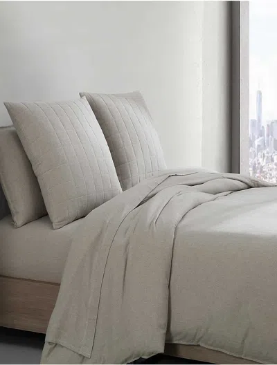 Calvin Klein Melange Flannel Sham Set