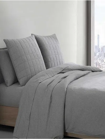 Calvin Klein Melange Flannel Sham Set