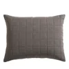Calvin Klein Melange Flannel Standard Sham, Pair In Chocolate