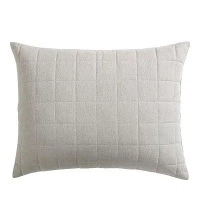 Calvin Klein Melange Flannel Standard Sham, Pair In Neutral