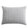 Calvin Klein Melange Flannel Standard Sham, Pair In Silver Grey
