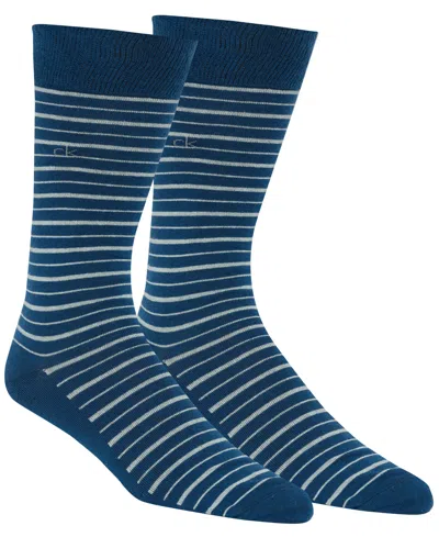 Calvin Klein Men's 1-pack Dress Crew Socks In Multi