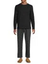 Calvin Klein Men's 2-piece Pajama Set In Black