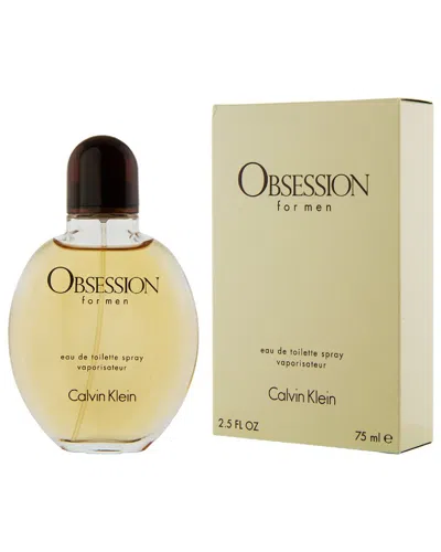 Calvin Klein Obsession 2.5 Eau De Toilette Spray For Men. In White