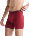 Calvin Klein Microfiber Stretch Wicking Boxer Briefs, Pack Of 3 In Geq Syrah