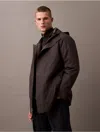 Calvin Klein Men's 3-in-1 Mid Length Jacket In Gray