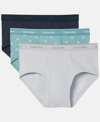 Calvin Klein Men's 3-pack Cotton Classics Briefs In Gray