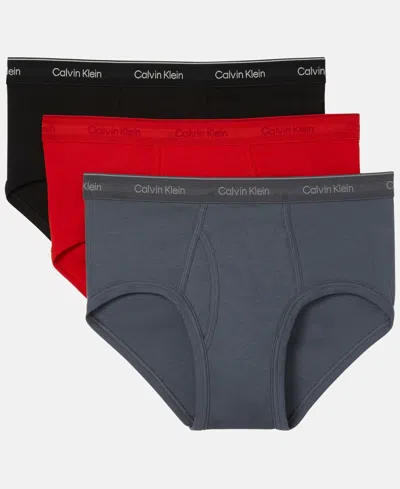 Calvin Klein Men's 3-pack Cotton Classics Briefs In Multi