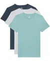 Calvin Klein Men's Cotton Classics 3-pack Classic Fit Crewneck T-shirt In Multi