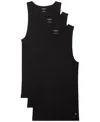 Calvin Klein Cotton Classic Tank 3-pack In Black